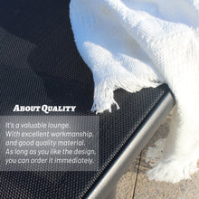 Load image into Gallery viewer, outdoor lounge chair black
