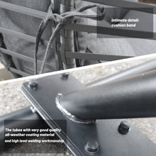 Load image into Gallery viewer, CHINNLUU Oversized Hanging Egg Chair with Stand, Outdoor Indoor Wicker Swing Chair with UV-Resistant Cushions and Rain Cover, 400lbs Capacity Patio Hammock Chair for Backyard, Balcony, Black