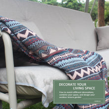 Load image into Gallery viewer, CHINNLUU Oversized 4 Person Porch Swing with Stand 800 LBS Capacity Adjustable Canopy Backrest Includes Cushions Pillows Patio 2 in 1 Swing Bed for Backyard Garden Poolside, Champagne