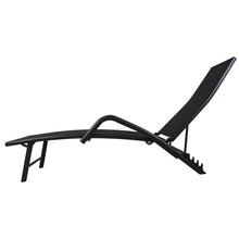 Load image into Gallery viewer, outdoor lounge chair black
